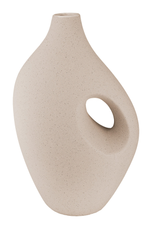 Vaza, "Radon", Ceramica, bej, gri, PU 2, 2 asortate, L. 11 cm, l. 18 cm, H 28,5 cm [1]