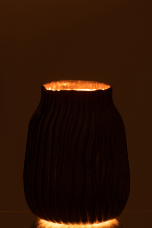 Vază, River, Sticlă, Negru S [2]