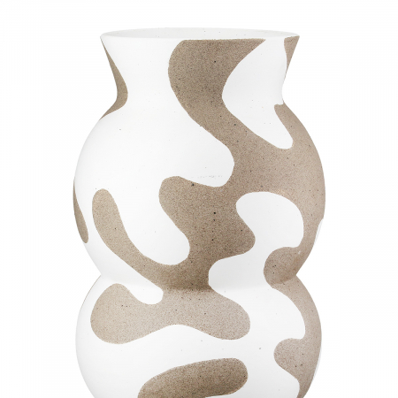 Vaza, rotunda, Areno, Ceramica, gri, alb, PU 1, H. 35 cm, D. 18 cm [2]