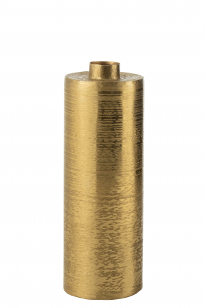 Vază, rotundă, metal, Auriu, M, L 20| W 20| H 60 cm SALE % - Vază, rotundă, metal, Auriu, M, L 20| W 20| H 60 cm