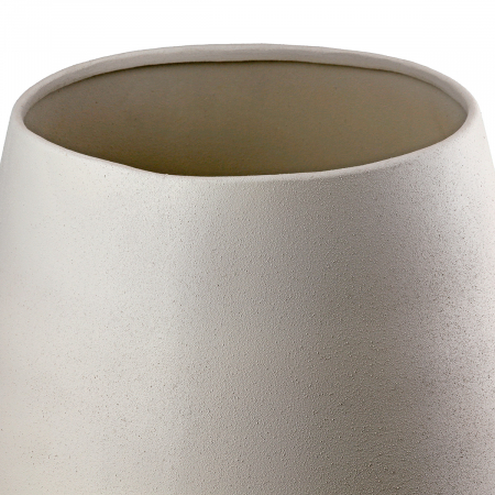 Vază, rotundă, Metal, bej, PU 1, H 24 cm, D 24 cm [1]