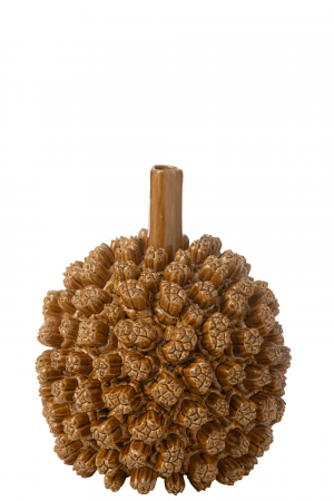 Vaze si boluri - Vază, Saki ceramică, Galben M, L 24.5| W 24.5| H 30 cm