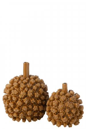 Vază, Saki ceramică, Galben M, L 24.5| W 24.5| H 30 cm [1]