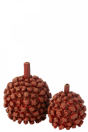 Vază, Saki ceramică, Red L, L 24.5| W 24.5| H 30 cm [1]