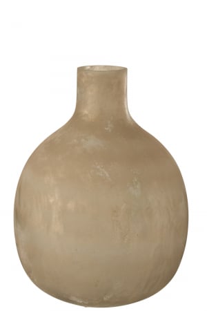SALE % - Vaza Soda, Sticla, Auriu, 31x31x43 cm