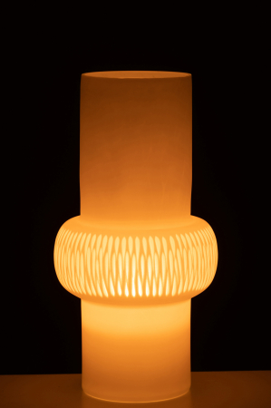 Vaza, Sticla, Alb , 20.5x20.5x40 [2]