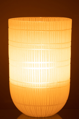 Vaza, Sticla, Alb , 24x24x36 [3]