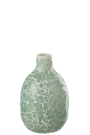 SALE % - Vaza, Sticla, Albastru, 17x17x26