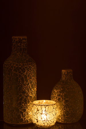 Vaza, Sticla, Albastru, 17x17x43 [3]