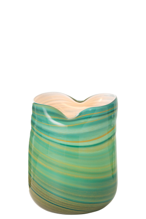 Vaza, Sticla, Albastru, 20x19x20 [1]