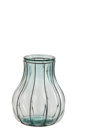 SALE % - Vaza, Sticla, Albastru, 24x24x29