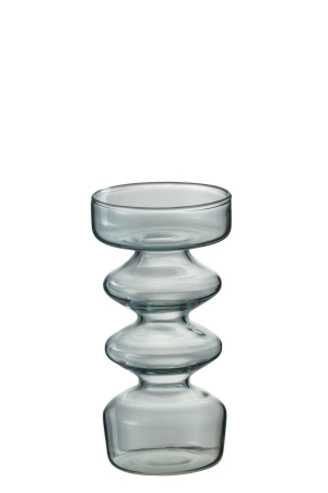 Vaza, Sticla, Albastru, 7x7x14 [1]