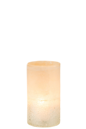 Vaza, Sticla, Bej, 12x12x23 [1]