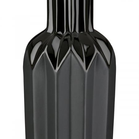 Vaza sticla, conica, Panteon, Ceramica, neagra, PU 2, H. 48 cm, D. 13 cm [2]
