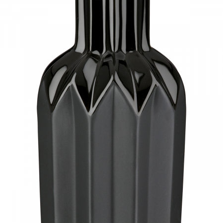 Vaza sticla, conica, Panteon, Ceramica, neagra, PU 4, H. 38 cm, D. 10 cm [2]