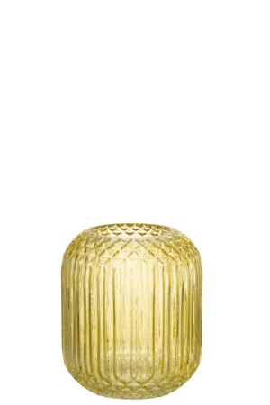 Vaza, Sticla, Galben, 14.5x14.5x17 [1]