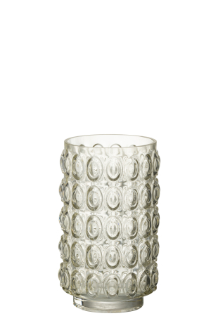 SALE % - Vaza, Sticla, Galben, 14x14x23