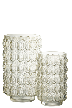 Vaza, Sticla, Galben, 18.5x18.5x30 [1]