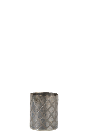 SALE % - Vaza, Sticla, Gri, 13x13x15