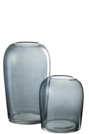 Vaza, Sticla, Gri, 17.5x17.5x19.5 [1]