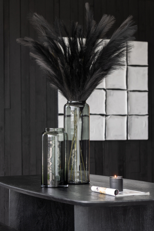 SALE % - Vaza, Sticla, Gri, 19x19x40