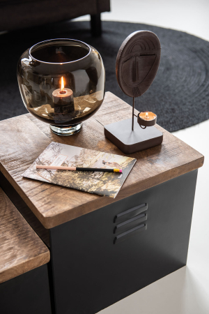 Vaza, Sticla, Maro, 14.5x14.5x13.5 [2]