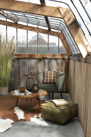 SALE % - Vaza, Sticla, Maro, 15.5x15.5x17.5