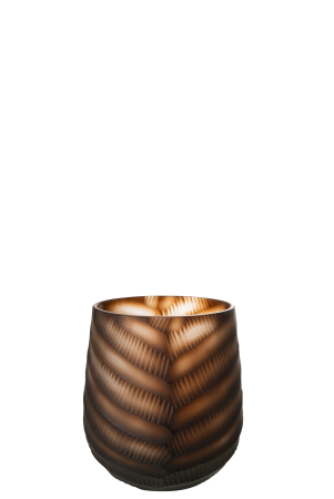 Vaza, Sticla, Maro, 15.5x15.5x17.5 [1]