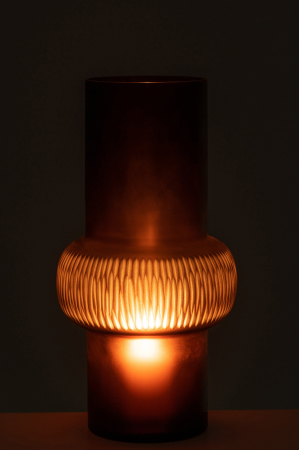 Vaza, Sticla, Maro, 20.5x20.5x40 [3]