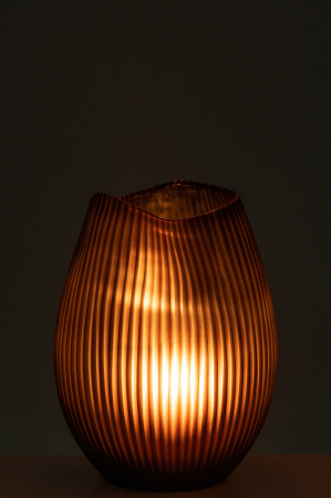 Vaza, Sticla, Maro, 23.5x23x30 [3]