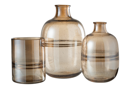 Vaza, Sticla, Maro, 24x24x35 [3]