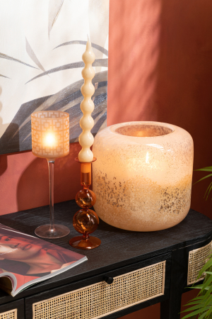 Vaza, Sticla, Maro, 25.2x25.2x24 [7]