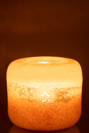 Vaza, Sticla, Maro, 25.2x25.2x24 [3]