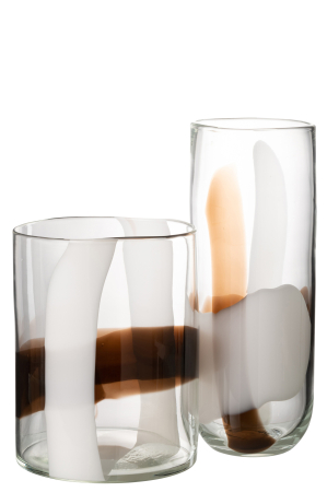 Vaza, Sticla, Multicolor, 14x14x37.5 [1]
