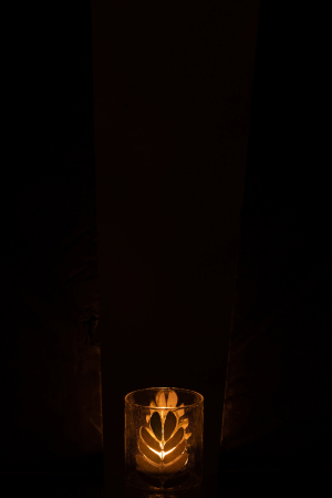 Vaza, Sticla, Multicolor, 8.5x8.5x9.5 [2]