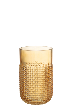 Vaza, Sticla, Portocaliu, 11.5x11.5x22.5 [1]