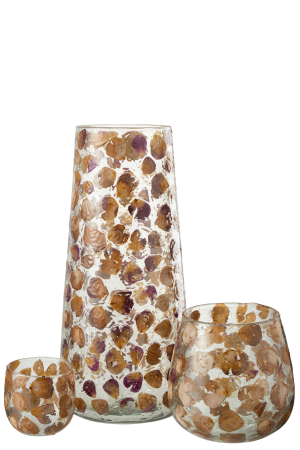 Vaza, Sticla, Portocaliu, 17.5x17.5x36.5 [4]