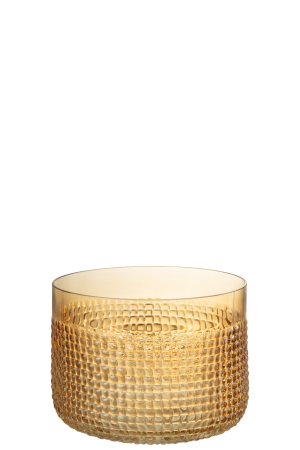 Vaza, Sticla, Portocaliu, 17x17x13.5 [1]