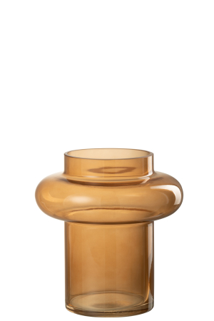 Vaza, Sticla, Portocaliu, 18.5x18.5x19 [1]