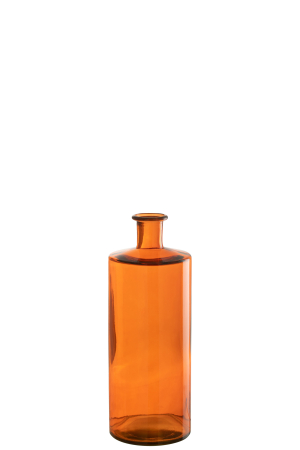 SALE % - Vaza, Sticla, Rosu, 15x15x40