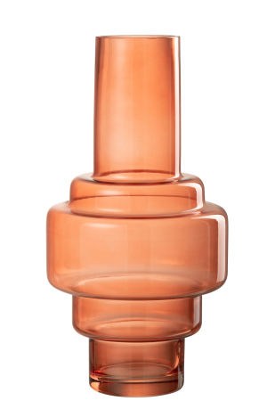 SALE % - Vaza, Sticla, Rosu, 18x18x35