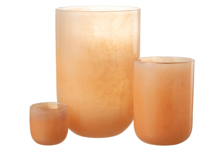 Vaza, Sticla, Rosu, 24x24x36 [4]