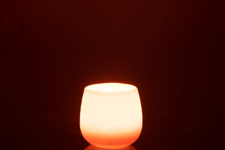 Vaza, Sticla, Roz, 11x11x10.3 [3]