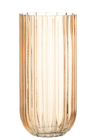 SALE % - Vaza, Sticla, Roz, 12x12x25