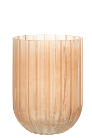 Vaza, Sticla, Roz, 15x15x20 [1]