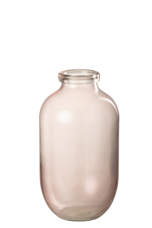 SALE % - Vaza, Sticla, Roz, 18x18x35