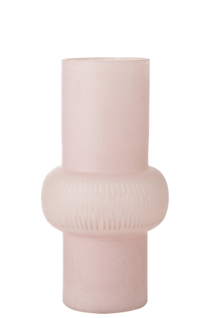 Vaza, Sticla, Roz, 21.5x21.5x40.5 [1]