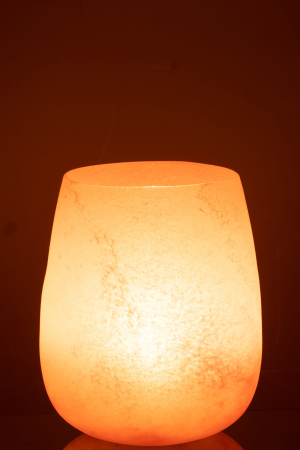 Vaza, Sticla, Roz, 23.1x23.1x27 [2]