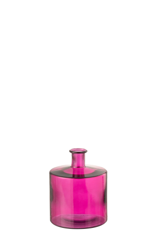 Vaze si boluri - Vază, Sticlă, Roz S, L 21| W 21| H 26 cm