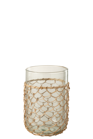 SALE % - Vaza, Sticla, Transparent, 14x14x21